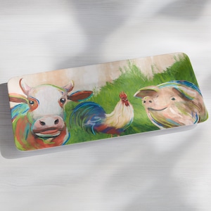 Melamine Farm Animal Platter, , large