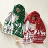 Reversible Holiday Scarf, , large