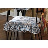 Gingham and Toile Chair Cushion, , large
