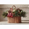 Evergreen and Berry Basket Arrangement, , large