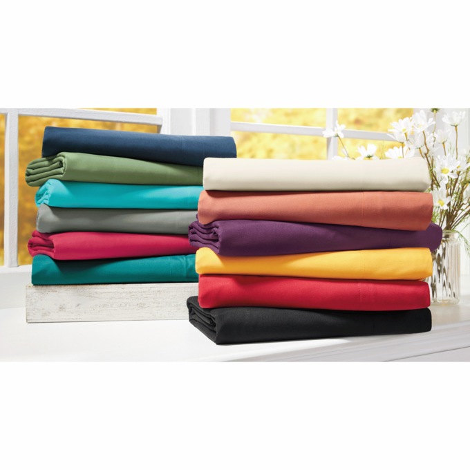Color Connection Microfiber Sheet Set, Fog, large