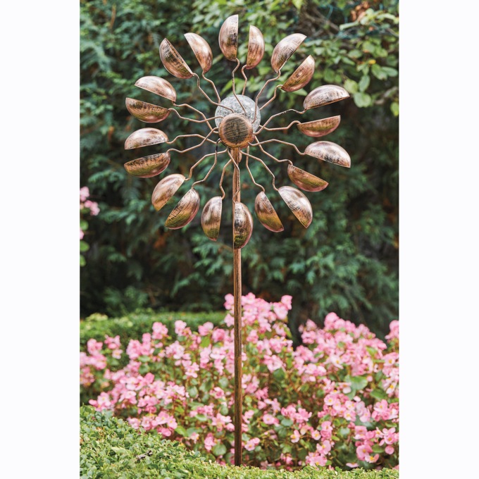 Solar 48" Windmill Stake Spinner, , large