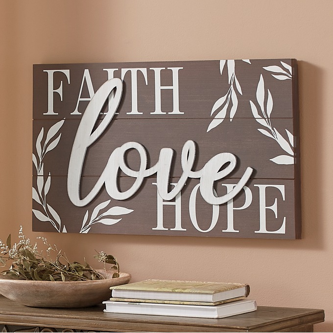 Faith Sentiment Sign, , large