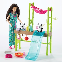  Barbie Panda Rescue Set, , large