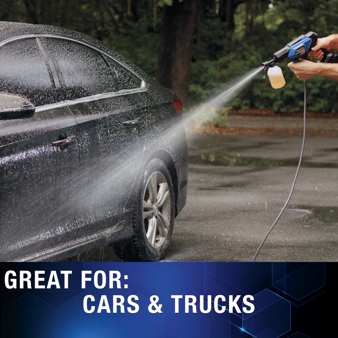 Turbo Jet Hydro X5 Cordless Pressure Washer, Blue, large