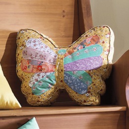 Figural Butterfly Pillow, , large
