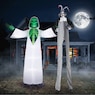 12' Giant Scary Inflatable, White, large