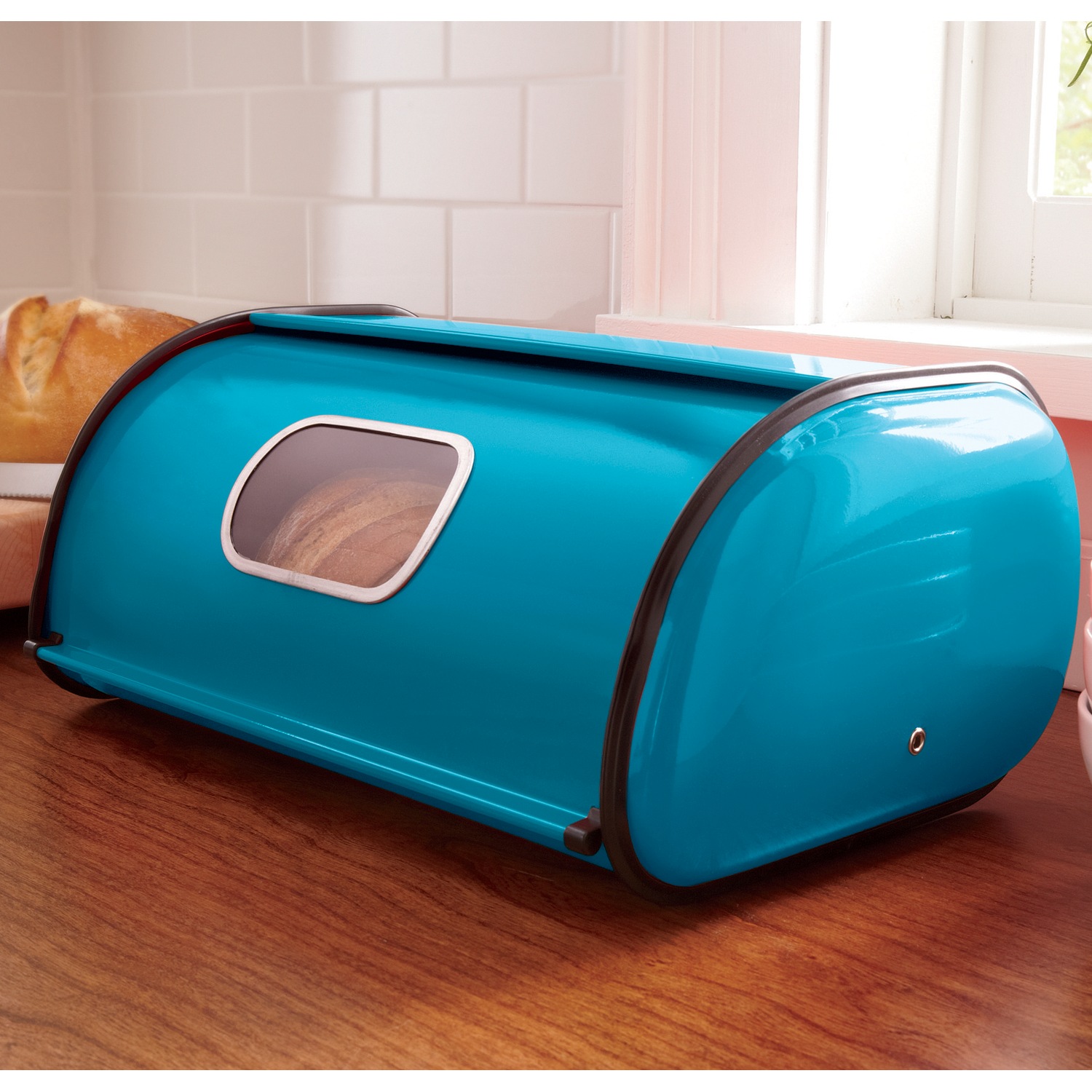 Ventilated Countertop Metal Breadbox with Window | Ginny's