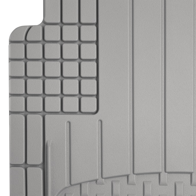 WeatherTech 4-Piece Trim-to-Fit Car Floor Mats, All-Weather, Gray, large
