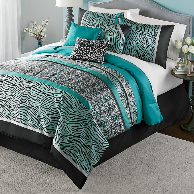 Impala Jacquard 7-Piece Bed Set, , large