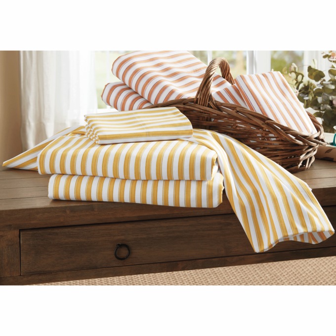 Fall Stripe Sheet Set, , large
