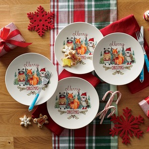 4-Piece Appetizer Plate Set, , large