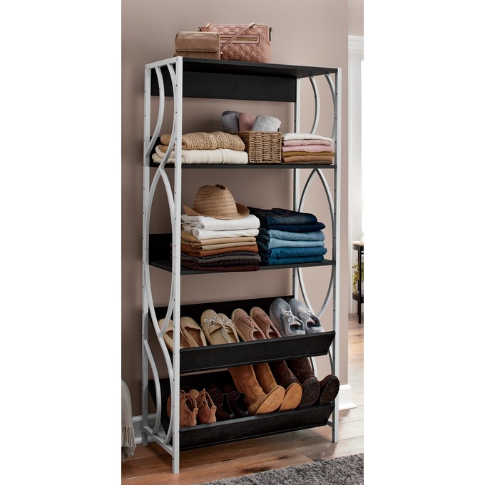 Logan Adjustable-Shelves Wardrobe, , large