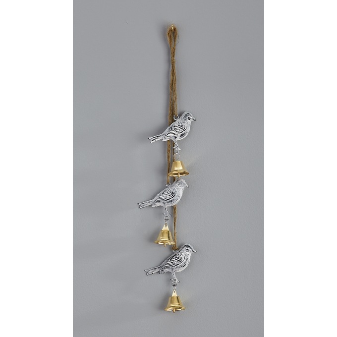 Birds with Bells Wall Hanging, , large