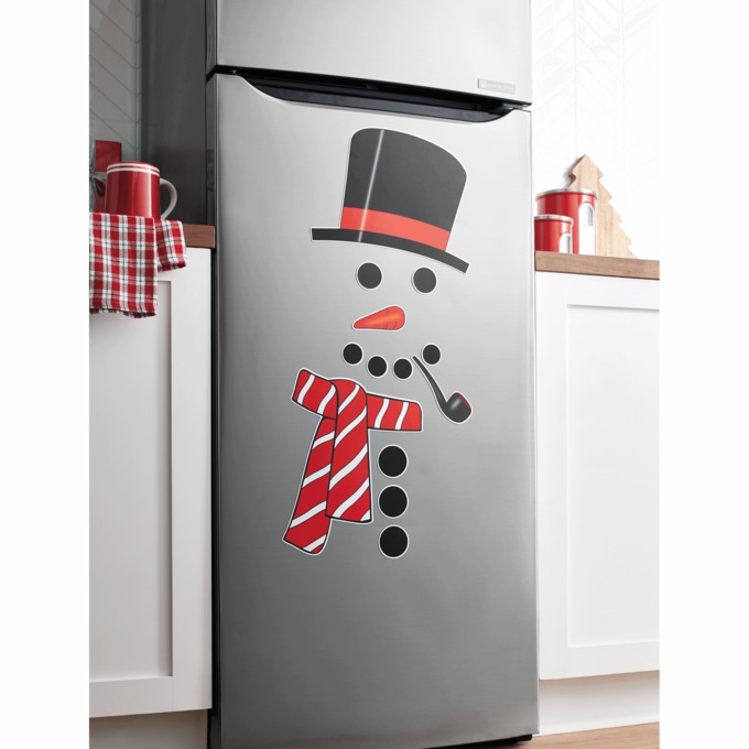 13-Piece Snowman Refrigerator Magnets Set, , large