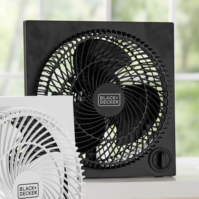 BLACK+DECKER 9" Frameless Box Fan, , large