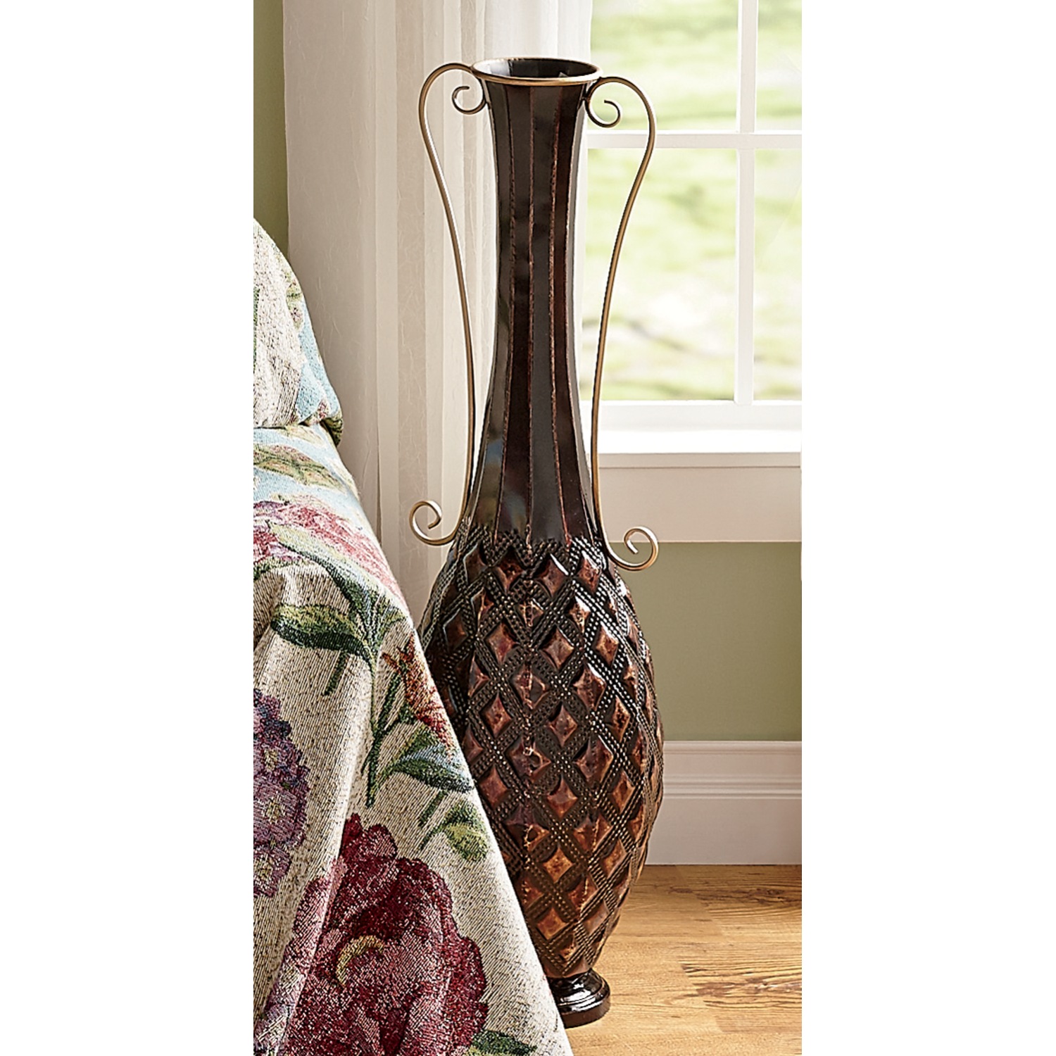 Large Brown Vase Ginny S