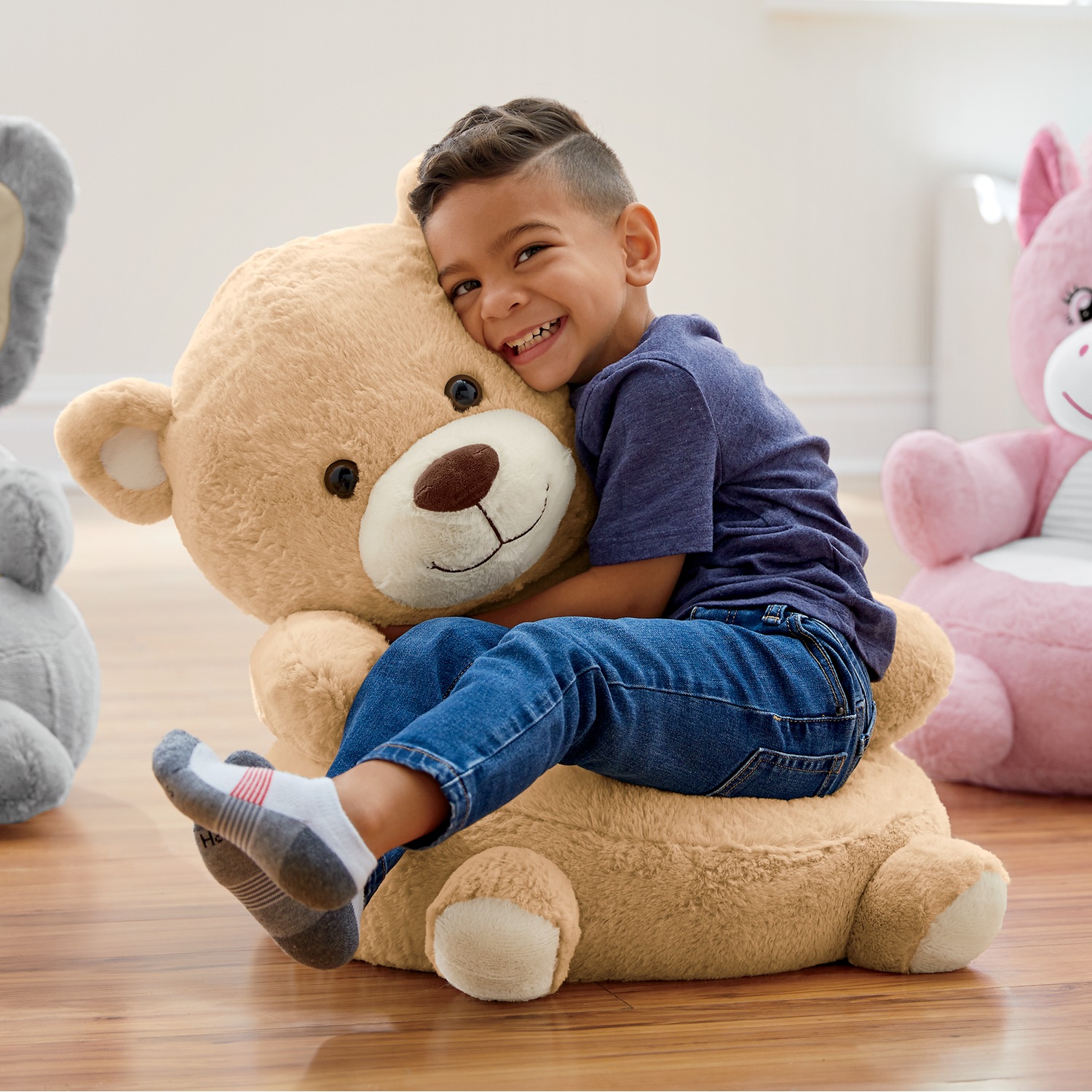 kellytoy animal plush chair