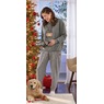 Bobs Mittens Pullover Hoodie and Heart Cozy Jogger by Skechers, , large