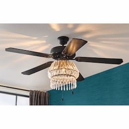 Crystal Ceiling Fan, , large