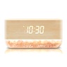 Lomi Sunrise Alarm Clock with Himalayan Salt Base, , large