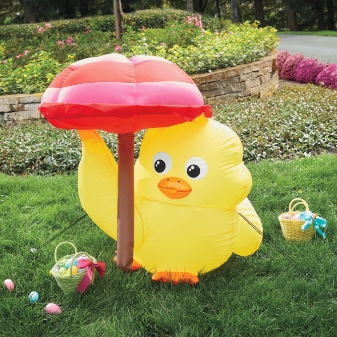 Easter Chick Inflatable, , large