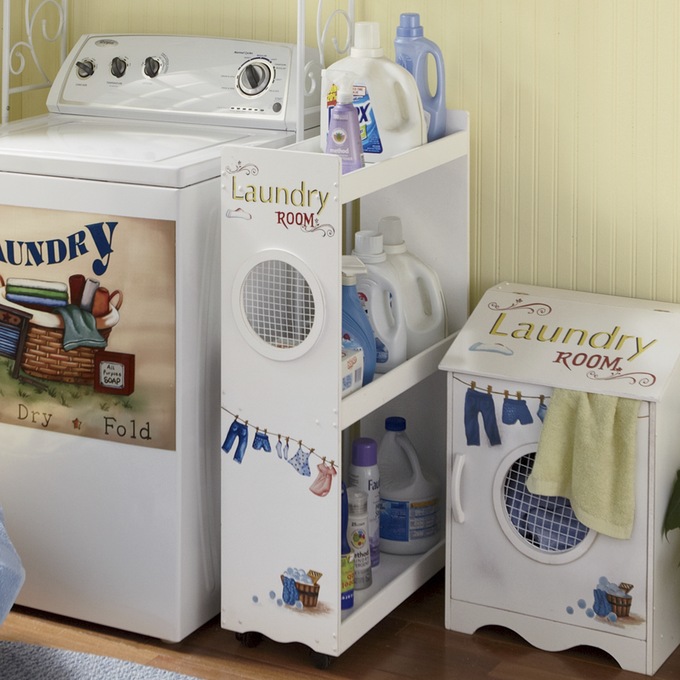 Loads Of Fun Laundry Hamper And Storage Cart