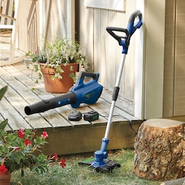 Bundle and Save Pack: 20V Blower, String Trimmer, Battery and Charger, , large