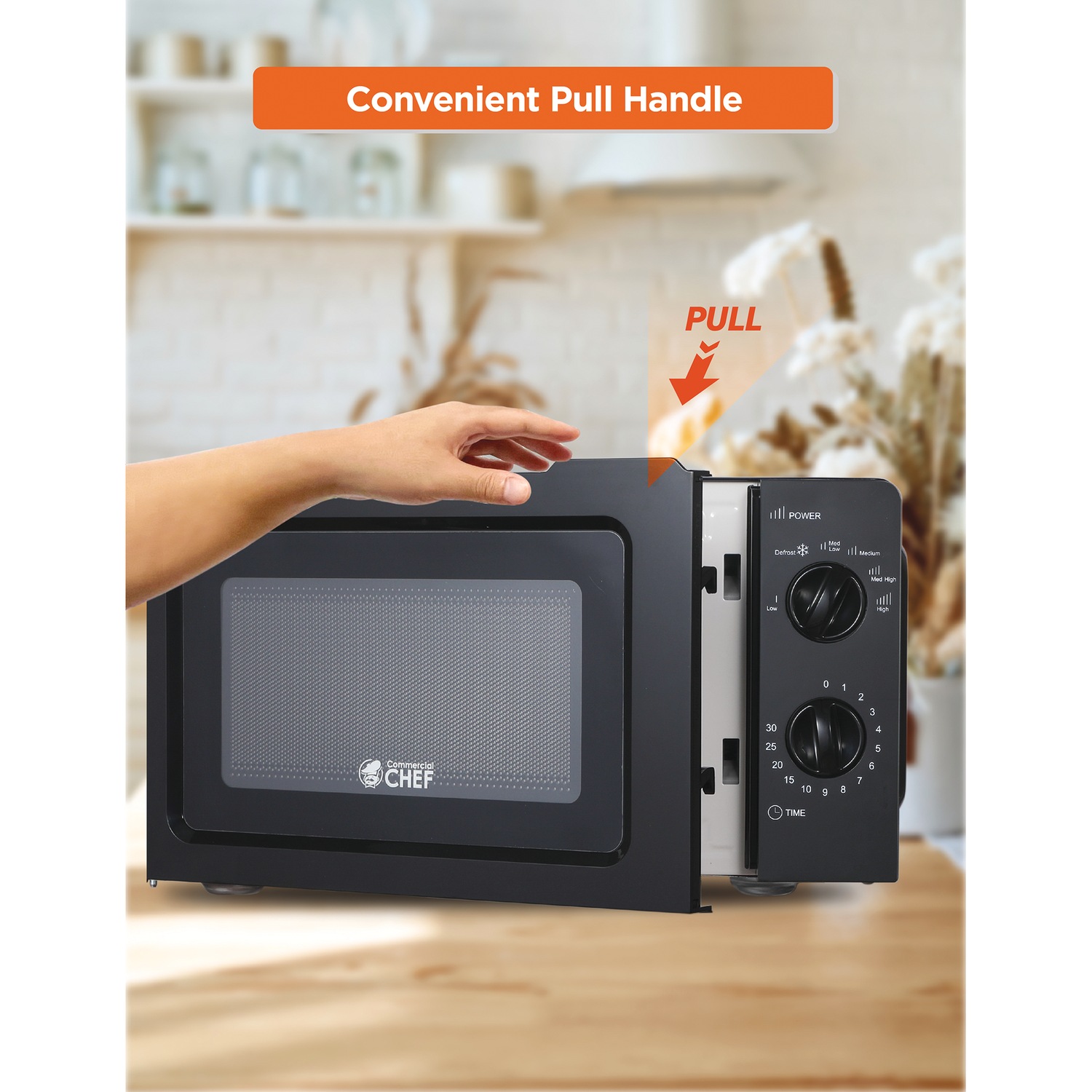 Commercial Chef 0.6 cu. ft. Microwave | Ginny's