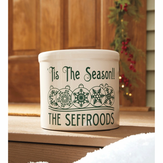 Personalized Seasonal Crock, , large