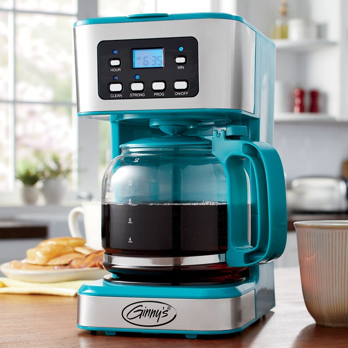 Teal coffee maker store