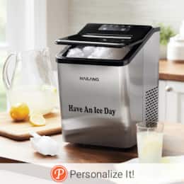 Personalized 34-lb. Countertop Nugget Ice Maker, , large