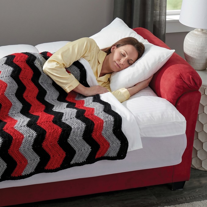 Super Plush Convertible Sofa Bed with Storage, Red, large