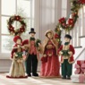 Set of 4 Musical Victorian Carolers, , large