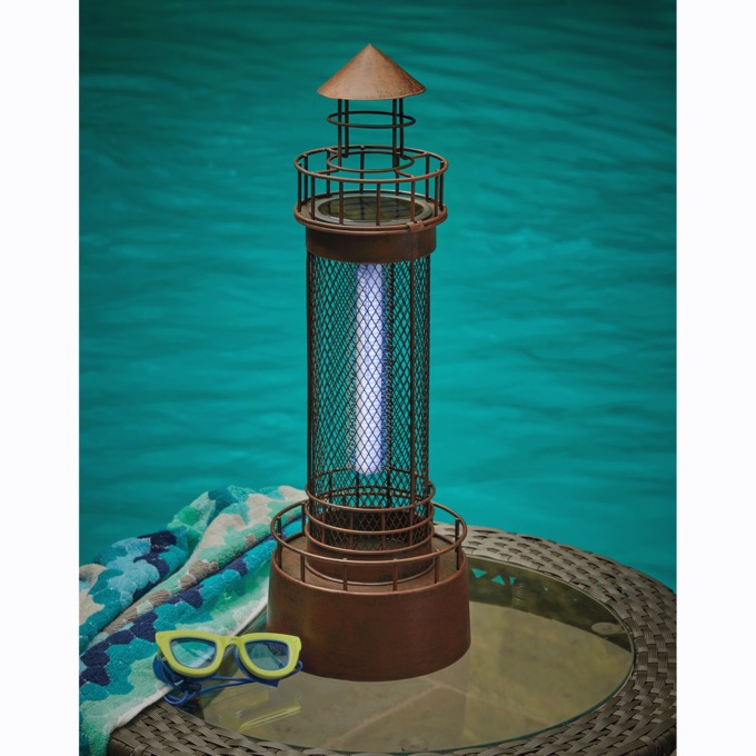 Solar Lighthouse Bug Zapper, , large