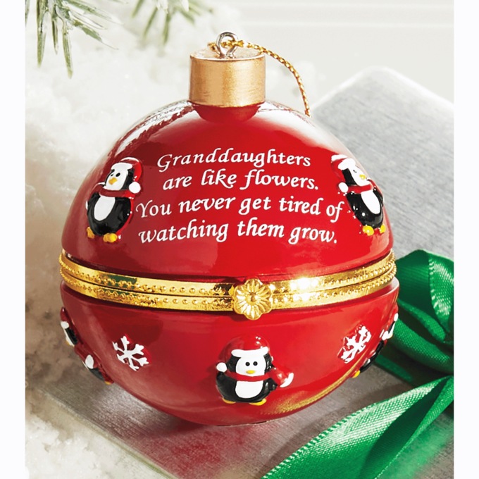 Grandchild Trinket Box Ornament, , large
