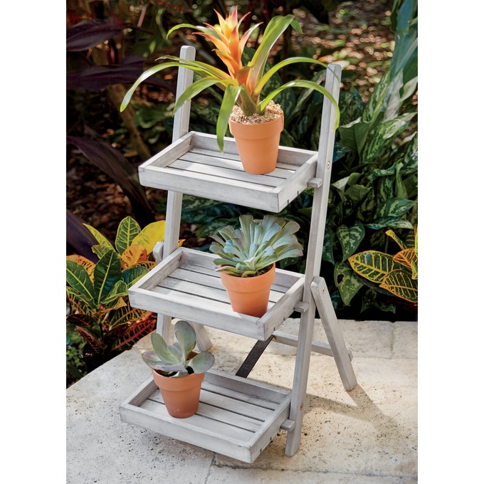 Wooden Tiered Plant Stand Ginny�s