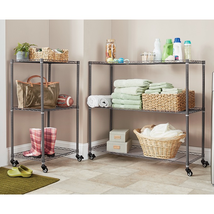 3-Tier Mobile Tower Shelf, , large