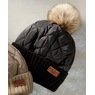 Britt’s Knits Quilted Puffer Beanie, , large