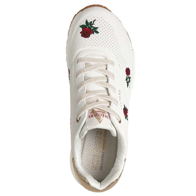 Skechers Uno Champagne and Roses Shoe with Air-Cooled Memory Foam, , large