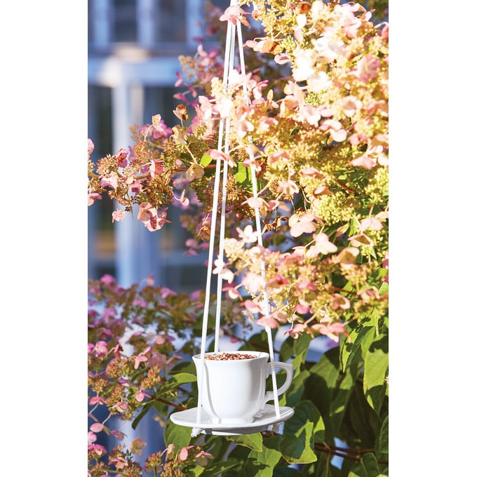 Teacup Bird Feeder, , large