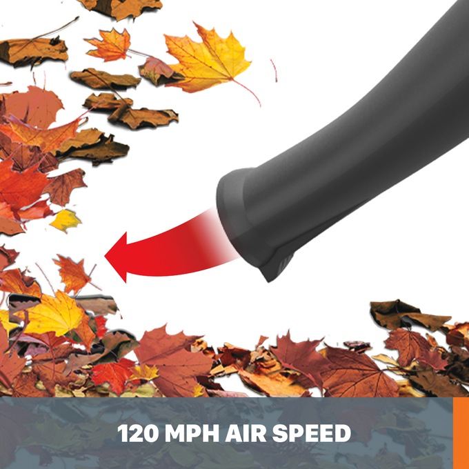 Worx 20V Power Share Cordless Leaf Blower/Sweeper, , large