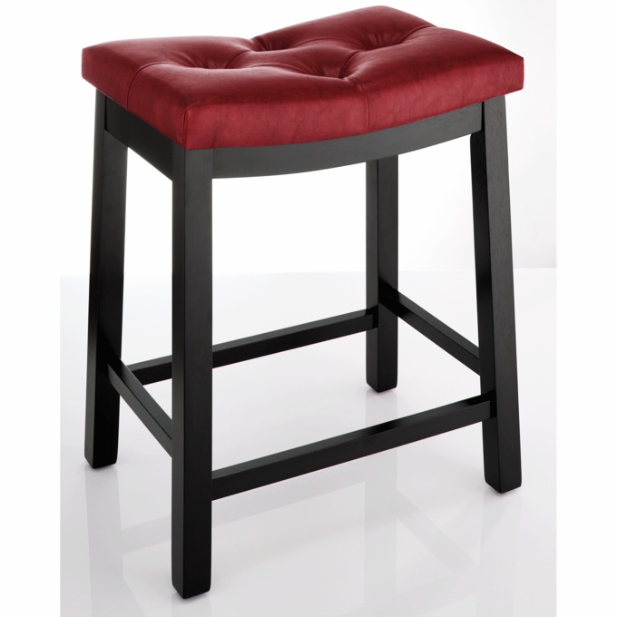 Avery Counter Stool, Red, large