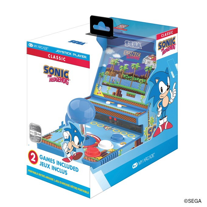 Sonic the Hedgehog Joystick Player Arcade, Blue, large