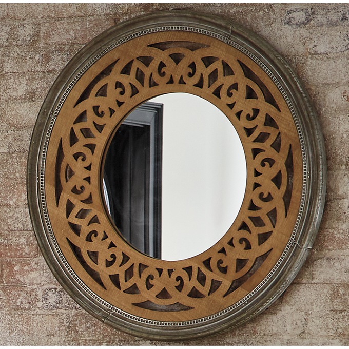 Dimensional Cutout Decorative Wall Mirror, , large