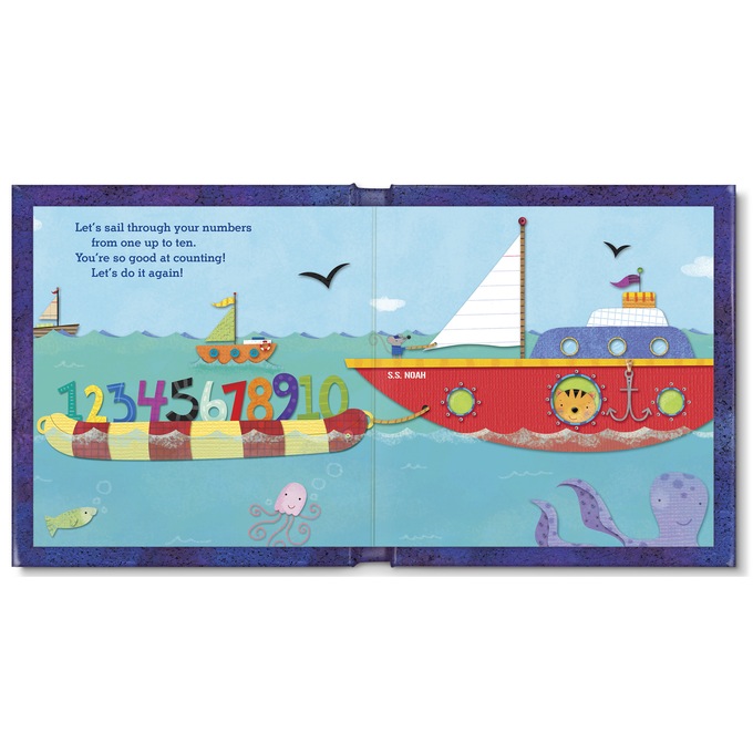 1-2-3 Blast Off With Me Personalized Board Book, , large