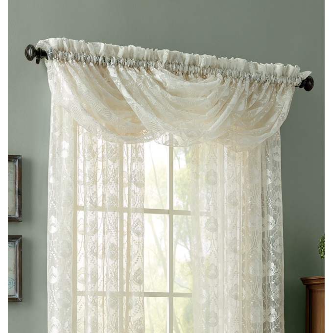 Rebecca Lace Waterfall Valance Ginny S