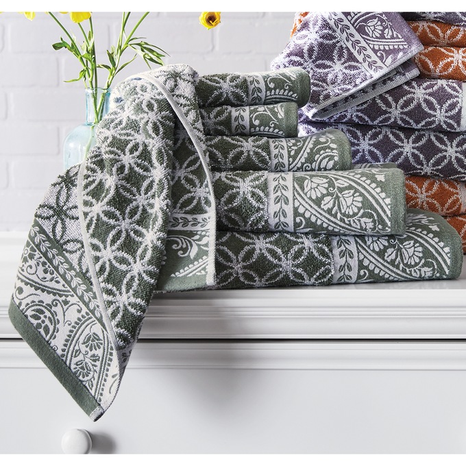 Burlington 6-piece Towel Set, Spruce, large