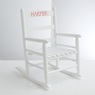 Child&rsquo;s Wood Rocking Chair, White, large