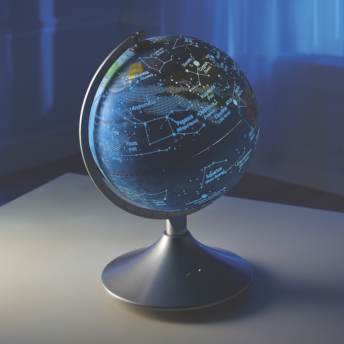 2-in-1 Globe with Constellation Map, , large